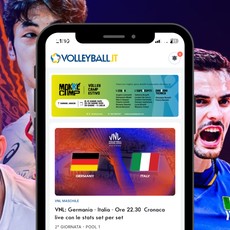 VNL: Germania-Italia - Ore 22.30 Cronaca live con le stats set per set