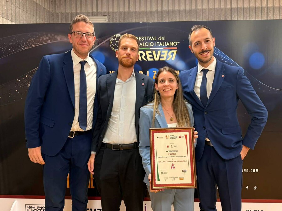 Sport Marketing Awards: Lega Volley Femminile premiata per il coinvolgimento dei fan Sport Marketing Awards: Lega Volley Femminile premiata per il coinvolgimento dei fan