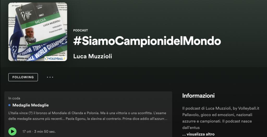 #Siamocampionidelmondo il podcast: 3. puntata. Medaglie Medaglie