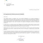 La lettera del presidente della CEV Roko Sikiric