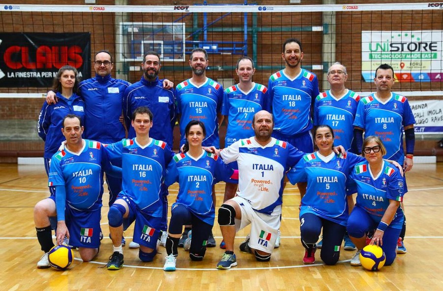 La Nazionale Italiana Pallavolo trapiantati e dializzati di ANED Onlus a Castelfranco Emilia