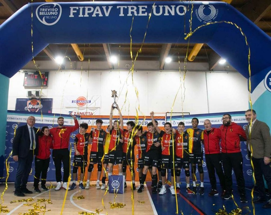 Fipav Tre.Uno: Finale U15 maschile interprovinciale. Festeggia il Volley Treviso, 3-0 sul VT San Donà