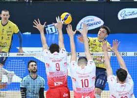 Superlega Credem Banca: Gara 3, si apre com Modena-Piacenza, unica serie in parità