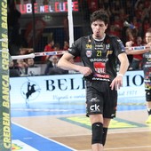 Mattia Bottolo con la maglia della Lube