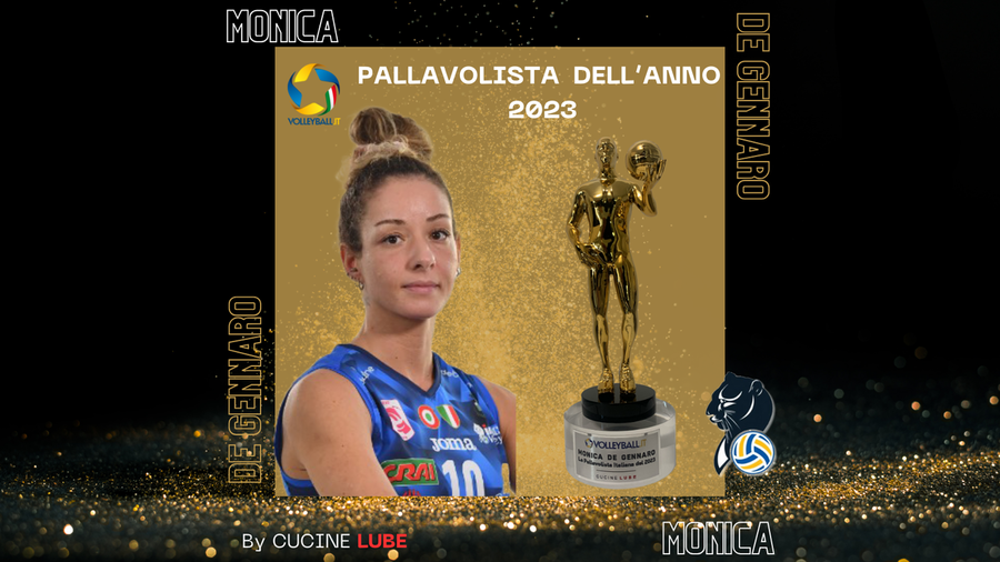 Monica De Gennaro, miglior Pallavolista Italiana dell'anno 2023