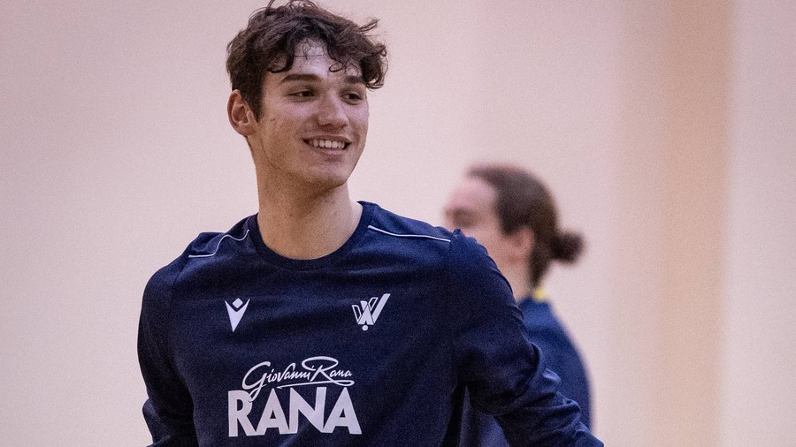 Verona: Marco Valbusa promosso in prima squadra, il centrale classe 2005 nel roster di Superlega