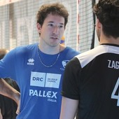 Matteo Mozzato durante la preparazione di Belluno Volley Matteo Mozzato durante la preparazione di Belluno Volley