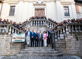La presentazione della Millenium Brescia (foto Daniele Bianchin)