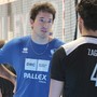 Matteo Mozzato durante la preparazione di Belluno Volley
