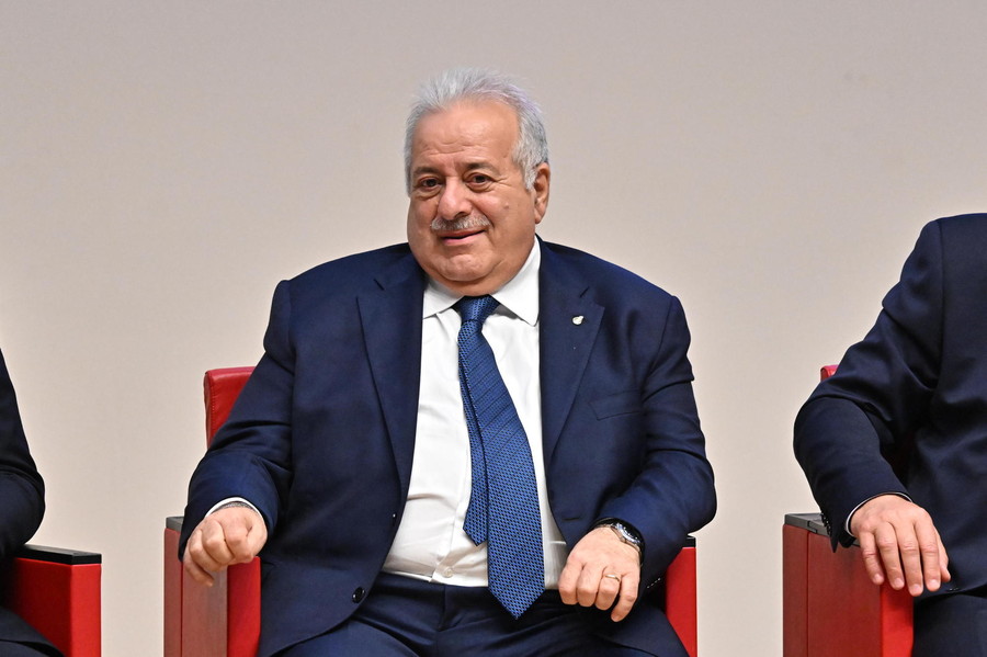 Il presidente Fipav Manfredi