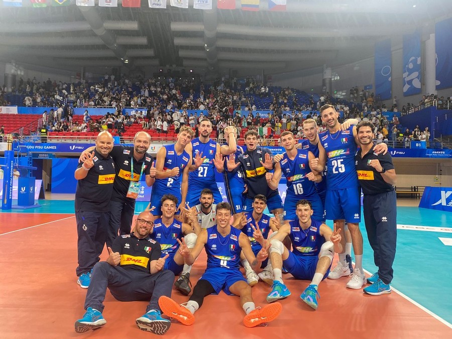 Universiadi: Gli azzurri superano 3-0 il Brasile, nei quarti sarà Italia-Argentina