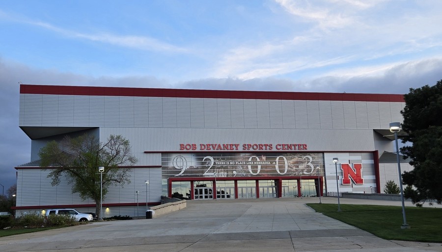 L’ingresso nord del Bob Devaney Sports Center L’ingresso nord del Bob Devaney Sports Center
