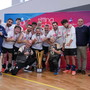 Nola Città dei Gigli festeggia la quinta Supercoppa italiana di sitting volley. Immagine diffusa dalla FIPAV. Nola Città dei Gigli festeggia la quinta Supercoppa italiana di sitting volley. Immagine diffusa dalla FIPAV.