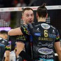 Oleh Plotnytskyi con la maglia della Sir Susa Scai Perugia Oleh Plotnytskyi con la maglia della Sir Susa Scai Perugia