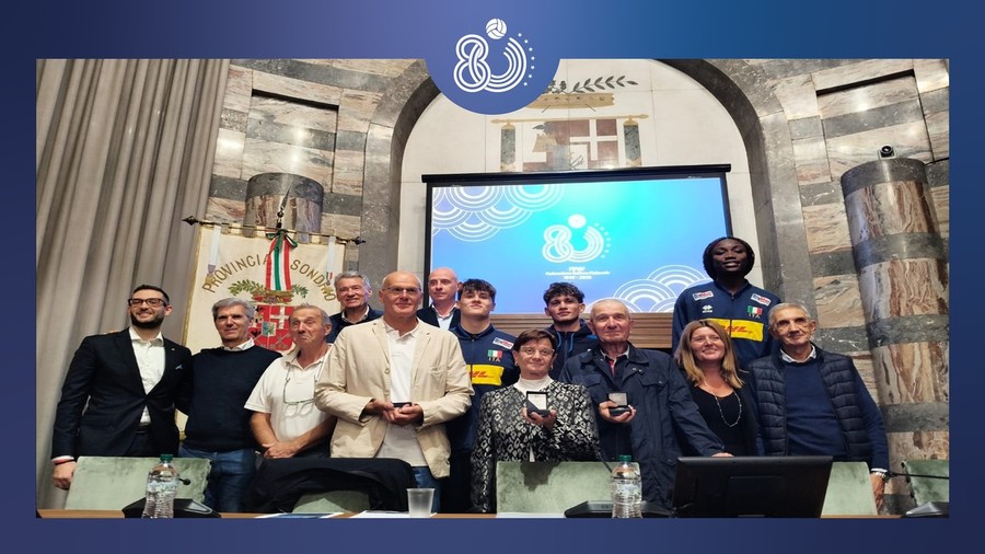 I premiati della celebrazione FIPAV a Sondrio
