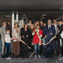 Il taglio del nastro del Foyer 1 del PalabancaSport