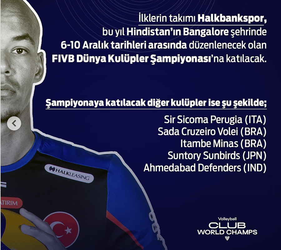 Mondiale per Club: L'Halkbank Ankara svela le partecipanti. C'è Perugia