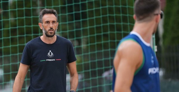 Paolo Nicolai durante la preparazione agli Europei di Stare Jablonki