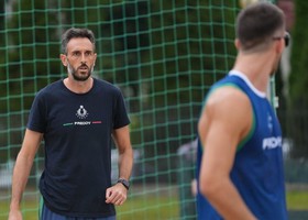 Paolo Nicolai durante la preparazione agli Europei di Stare Jablonki