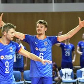 I Paesi Bassi durante la semifinale della CEV European League