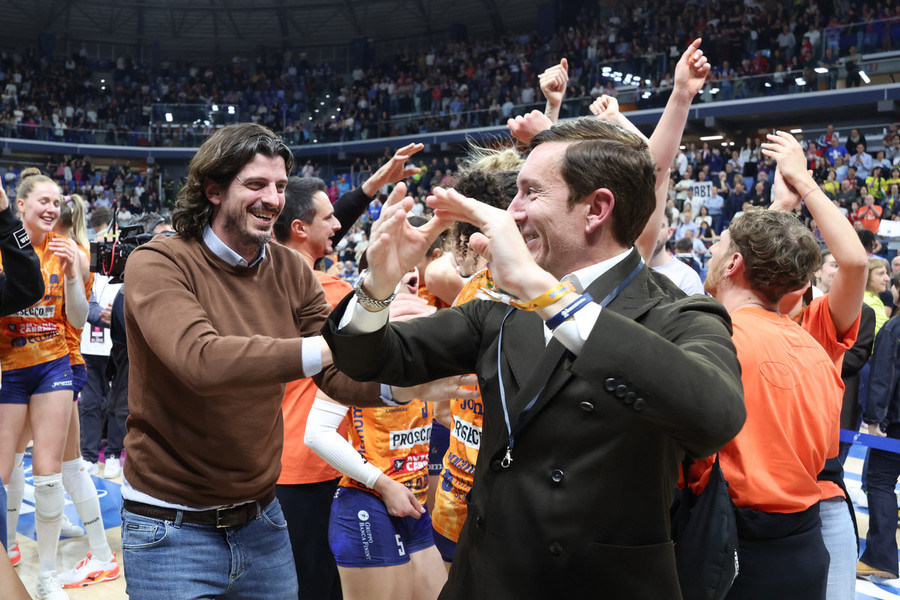 Pietro Maschio e Piero Garbellotto, i presidenti dell'Imoco Volley