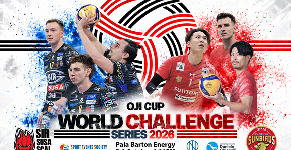 Oji Cup: Ben Tara torna a Perugia con i Suntory Sunbirds Osaka Oji Cup: Ben Tara torna a Perugia con i Suntory Sunbirds Osaka