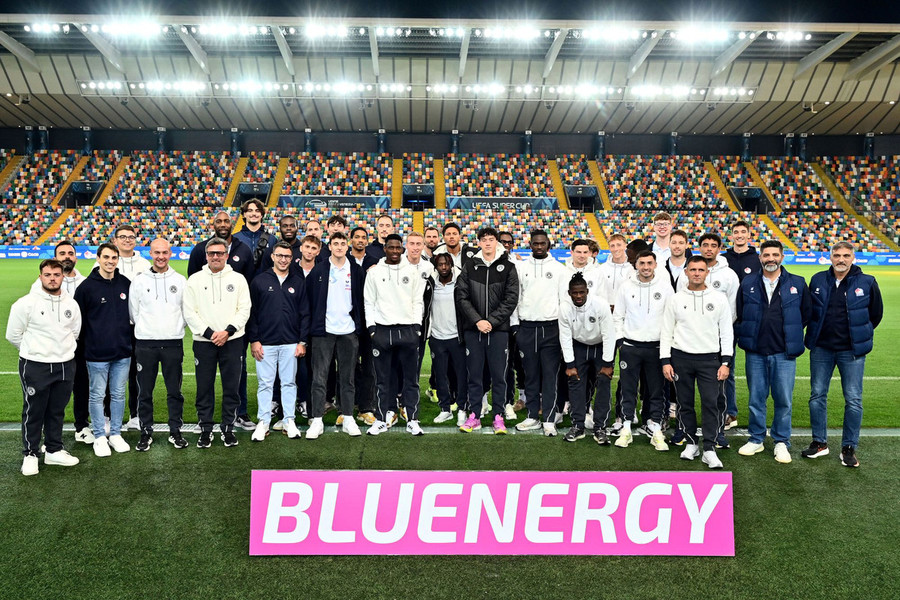 La Gas Sales Bluenergy Volley allo stadio di Udine