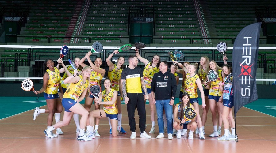 Conegliano: &quot;Pantere&quot; a tutto padel con l'Imoco Center/Padel Club x4
