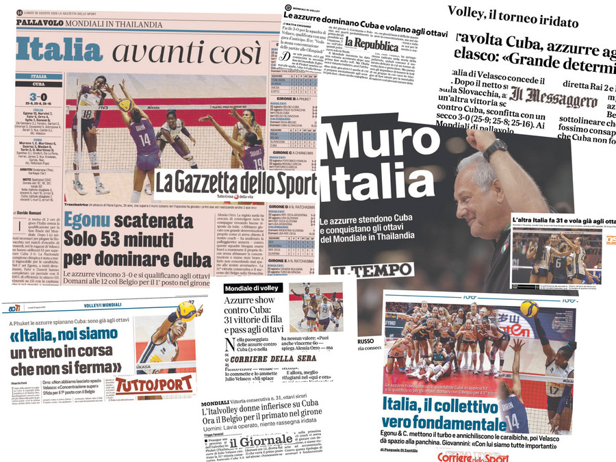Mondiali F.: Rassegna stampa, i principali titoli... I temi: &quot;Forza del collettivo&quot; e &quot;Quanto è piccola Cuba&quot;