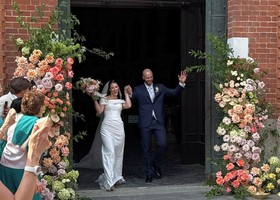 Riccardo Sbertoli nel giorno del matrimonio