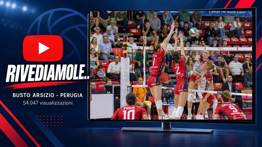 Rivediamole... Futura Busto Arsizio - Perugia: 54.047 visualizzazioni.
