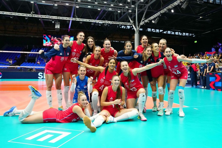 La Serbia festeggia la qualificazione alla semifinale degli Europei femminili 2026