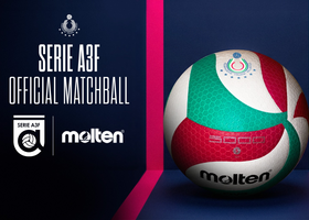 Il Molten V5M5000, pallone ufficiale della Serie A3 femminile 2026/27 (foto Federvolley) Il Molten V5M5000, pallone ufficiale della Serie A3 femminile 2026/27 (foto Federvolley)