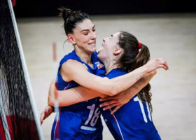 La nazionale femminile della Serbia (foto FIVB) La nazionale femminile della Serbia (foto FIVB)