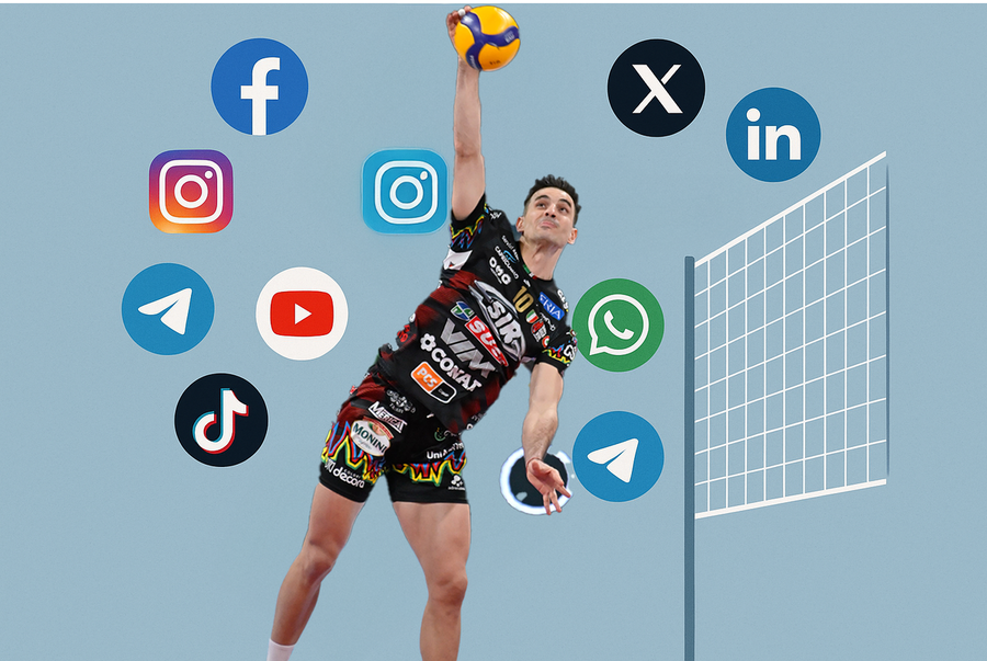 Superlega: La classifica dei social. Perugia regina online, Trento insegue. Modena completa il podio