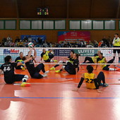 Un momento della Supercoppa femminile di sitting volley 2025. Immagine ufficiale FIPAV. Un momento della Supercoppa femminile di sitting volley 2025. Immagine ufficiale FIPAV.