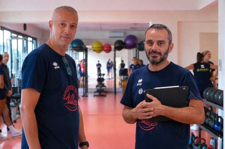 Marco Gaspari e Sandor Kantor, Savino Del Bene Volley Marco Gaspari e Sandor Kantor, Savino Del Bene Volley