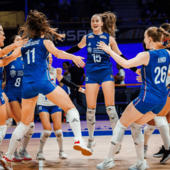 La nazionale serba femminile in vista dell'avvio della VNL 2026