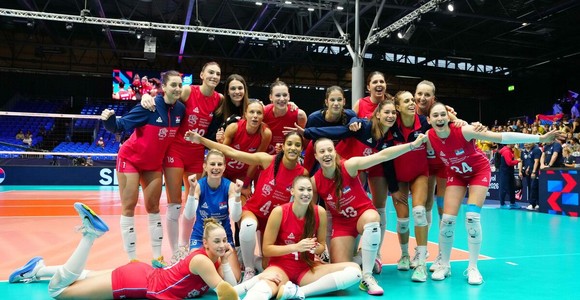 La Serbia festeggia la qualificazione alla semifinale degli Europei femminili 2026