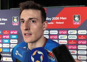 Giovanni Sanguinetti, 14 punti, 82% in attacco, 4 muri, 1 ace contro la Finlandia