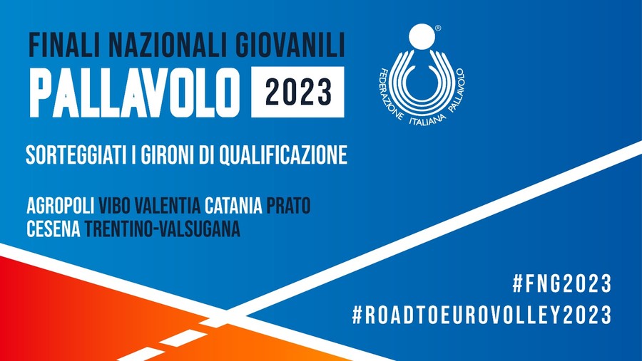 Fipav: Finali Nazionali Giovanili 2023, sorteggiati i gironi di qualificazione