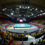 Lo Scandinavium di Göteborg durante Svezia-Slovacchia agli EuroVolley 2026