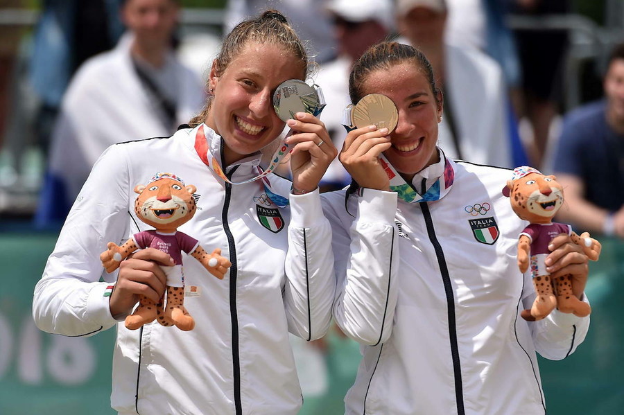 Claudia Scampoli e Nicol Bertozzi, argento ai Giochi Olimpici giovanili di Buenos Aires 2018 Claudia Scampoli e Nicol Bertozzi, argento ai Giochi Olimpici giovanili di Buenos Aires 2018