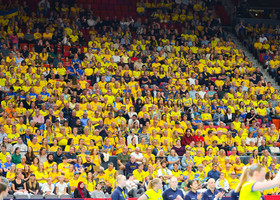 Lo Scandinavium di Göteborg registra il nuovo record svedese con 5.261 spettatori (foto CEV) Lo Scandinavium di Göteborg registra il nuovo record svedese con 5.261 spettatori (foto CEV)