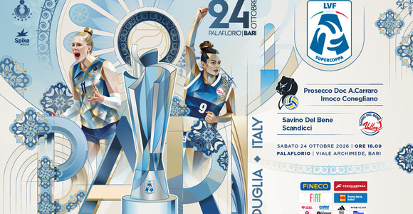 Supercoppa Italiana 2026: Conegliano e Scandicci a Bari Supercoppa Italiana 2026: Conegliano e Scandicci a Bari