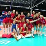 La Serbia festeggia la qualificazione alla semifinale degli Europei femminili 2026