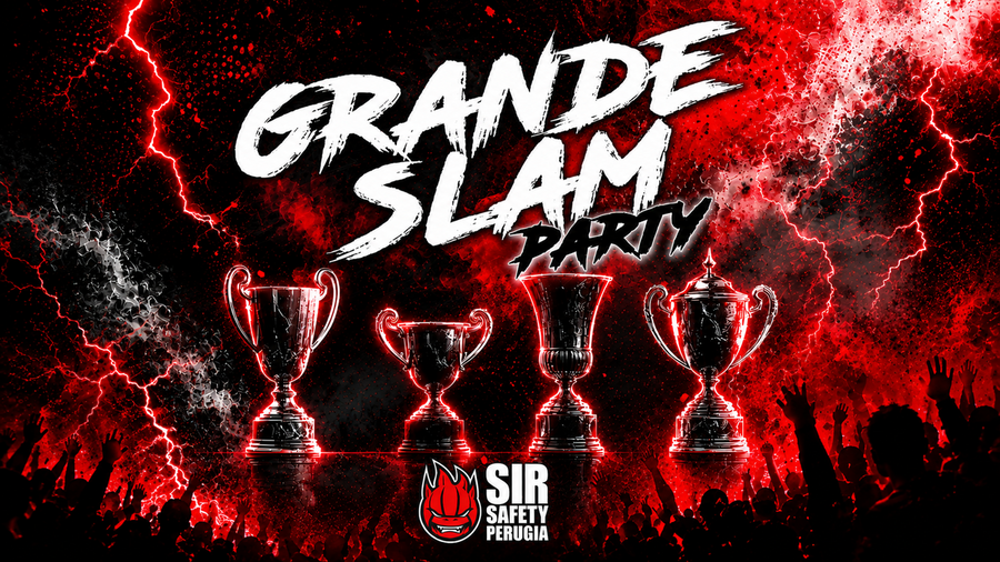 Sir Susa Scai Perugia, il Grande Slam Party il 1° luglio in Piazza IV Novembre