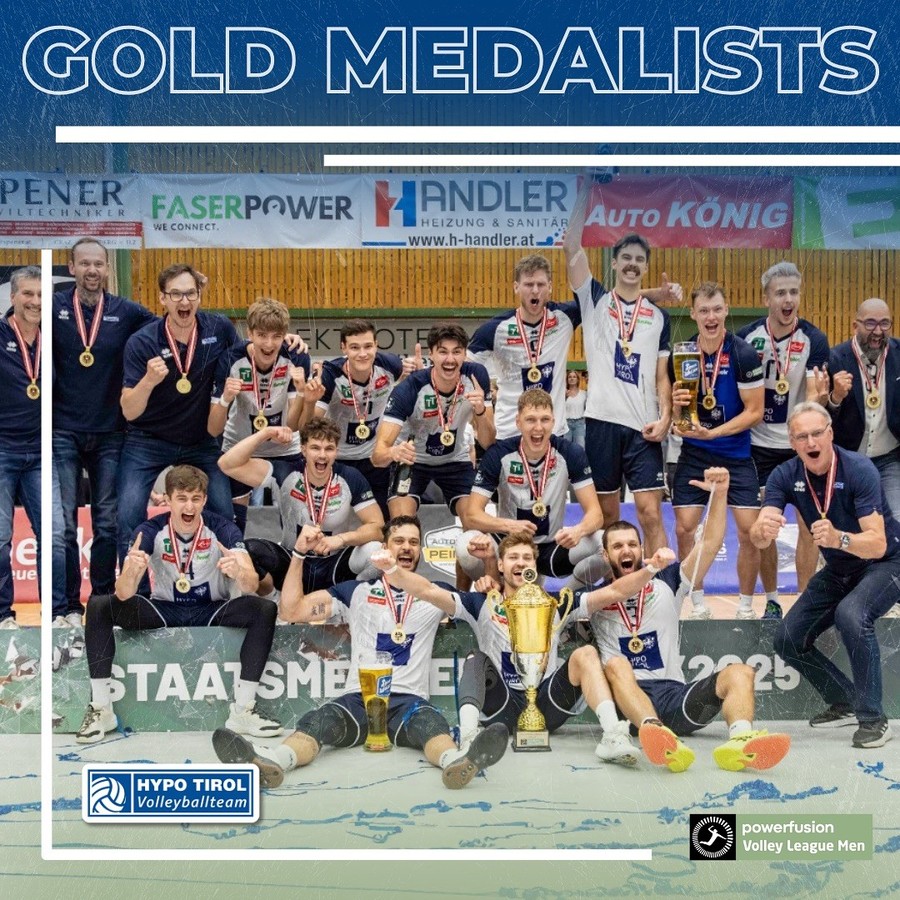 Austria: L’Hypo Tirol saluta da imbattuta. Triplete e 13° scudetto per il tecnico italiano Lorenzo Tubertini
