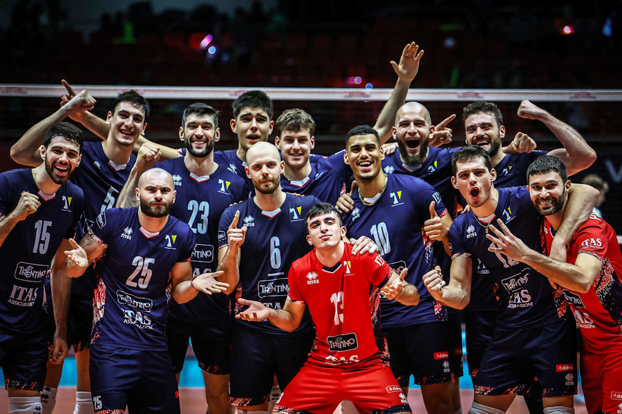 Mondiale per Club: Trento torna in finale. 3-0 alla Lube