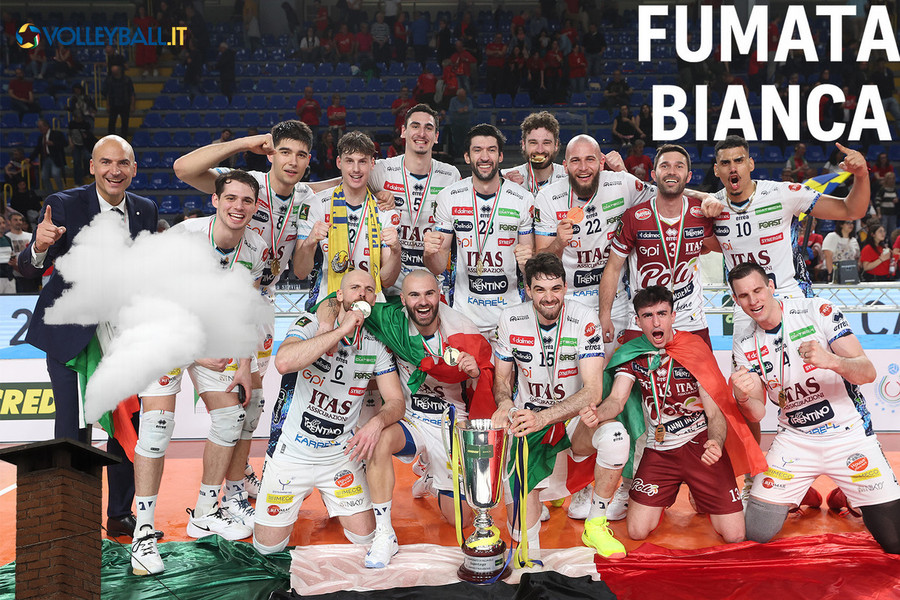 Fumata Bianca: Trento campione! Michieletto il nuovo &quot;Pontefice&quot; del volley italiano